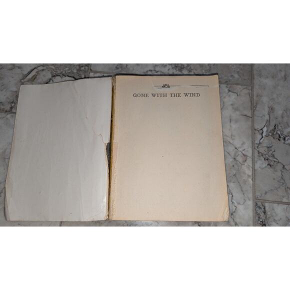 Gone With the Wind 1940 Vintage PB Book Motion Picture Edition Margaret Mitchell - Picture 2 of 11